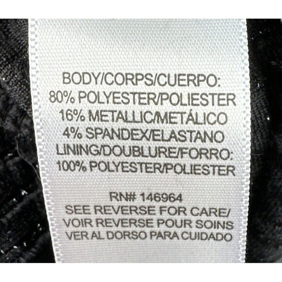 NWT Julia Jordan Black‎ Velvet Sequin Sheath Dress 3/4 Sleeve Party Cocktail - Picture 9 of 15